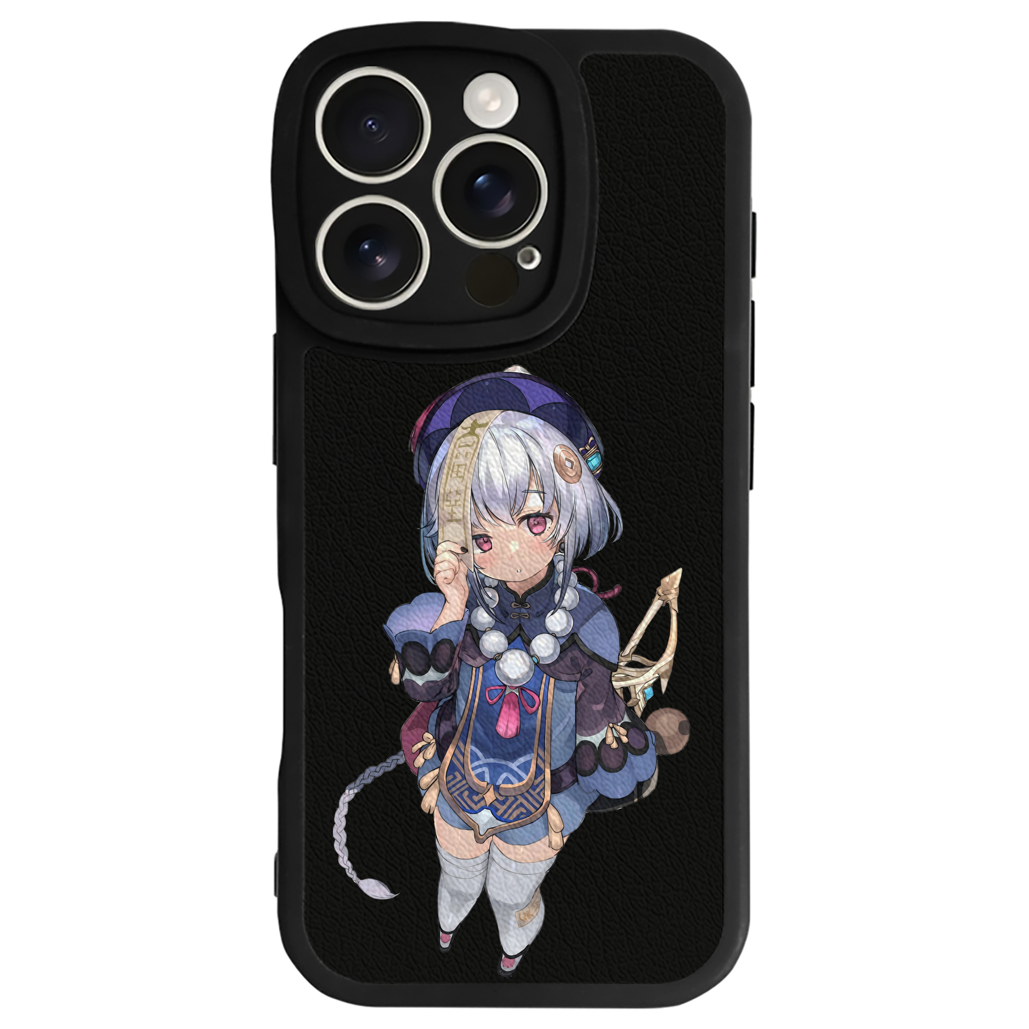 げんし神 七七 なな  genshin Nana 【iPhone 16シリーズ対応】シリコンスマホケース（レザー調） 材質：シリコン
